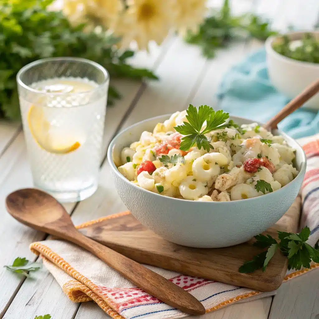 macaroni salad Greek yogurt